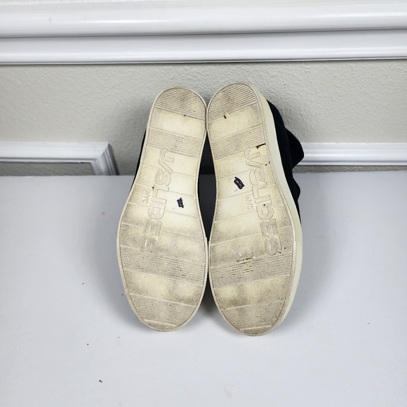 J Slide Women Dani Nubuck Casual black ankle boots sneakers size 7M - Picture 10 of 11